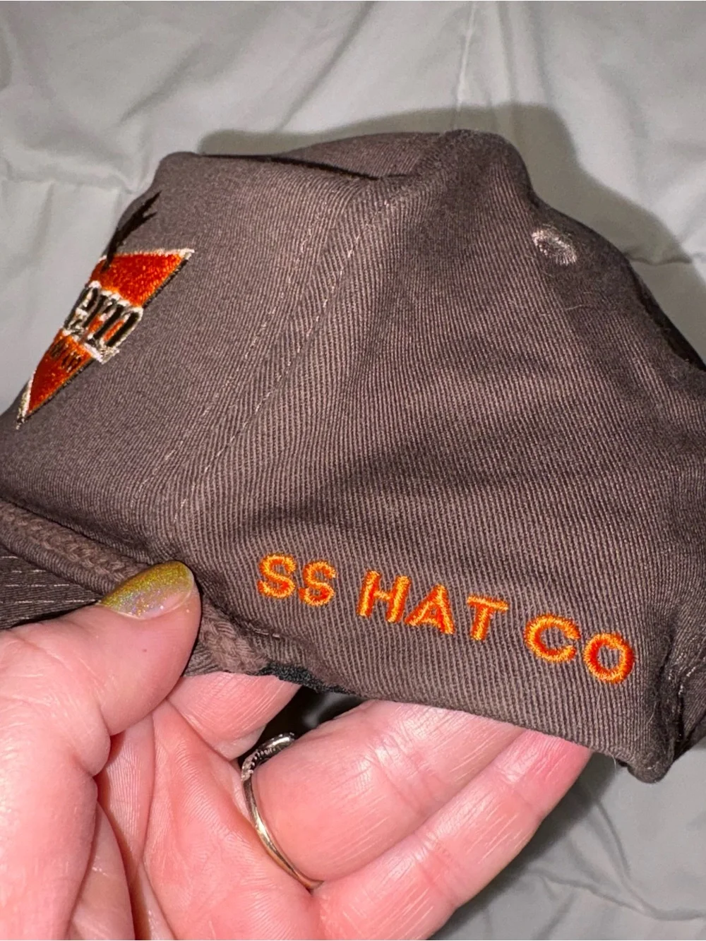 Southern String Hat Co Brown Adjustable Snapback Hat Men Outdoor Hunting